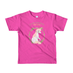 "Accept You Inner Unicorn" Short sleeve kids t-shirt