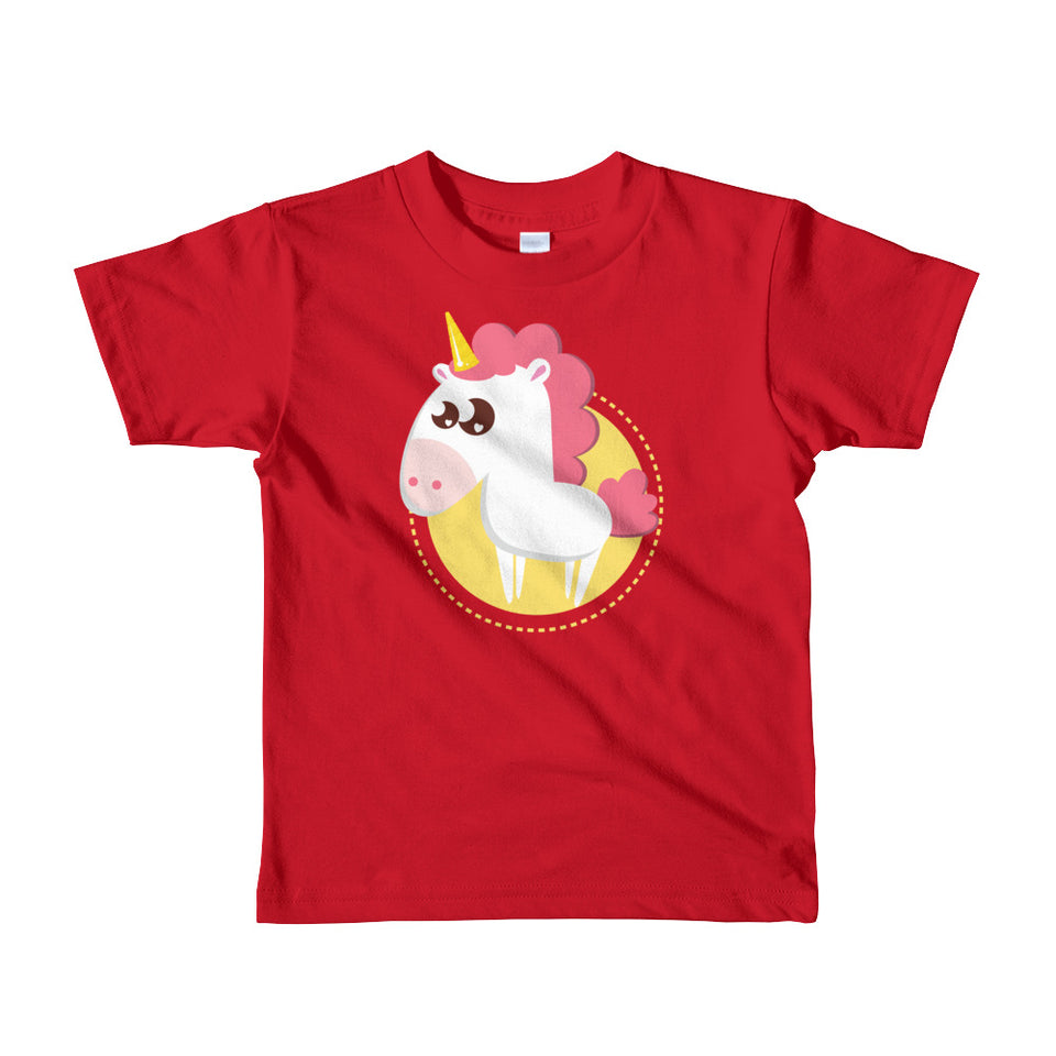 Unicorn Love Short Sleeve Kids T-shirt
