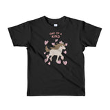 Short sleeve kids unicorn t-shirt