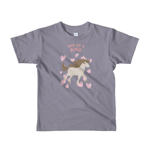 Gray best unicorn kids t-shirt