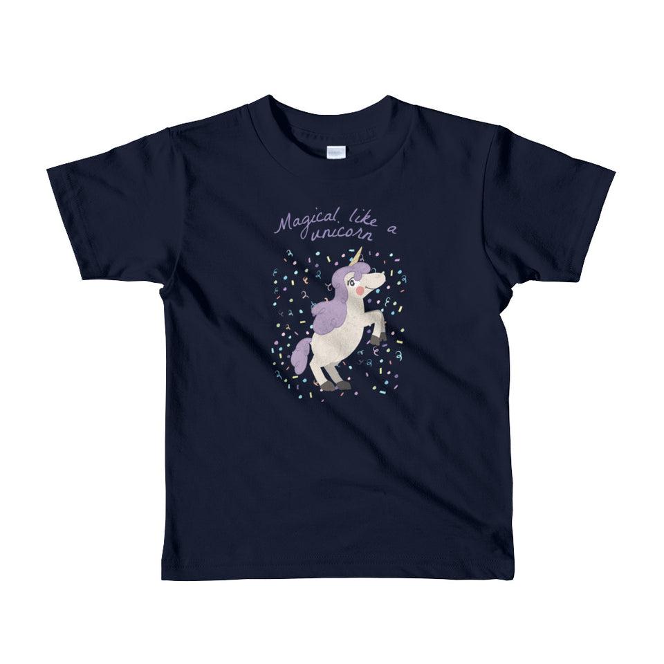 Dark Blue "Magical Like a Unicorn" t-shirt