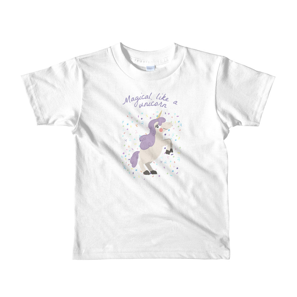 "Magical Like a Unicorn" Short sleeve kids t-shirt