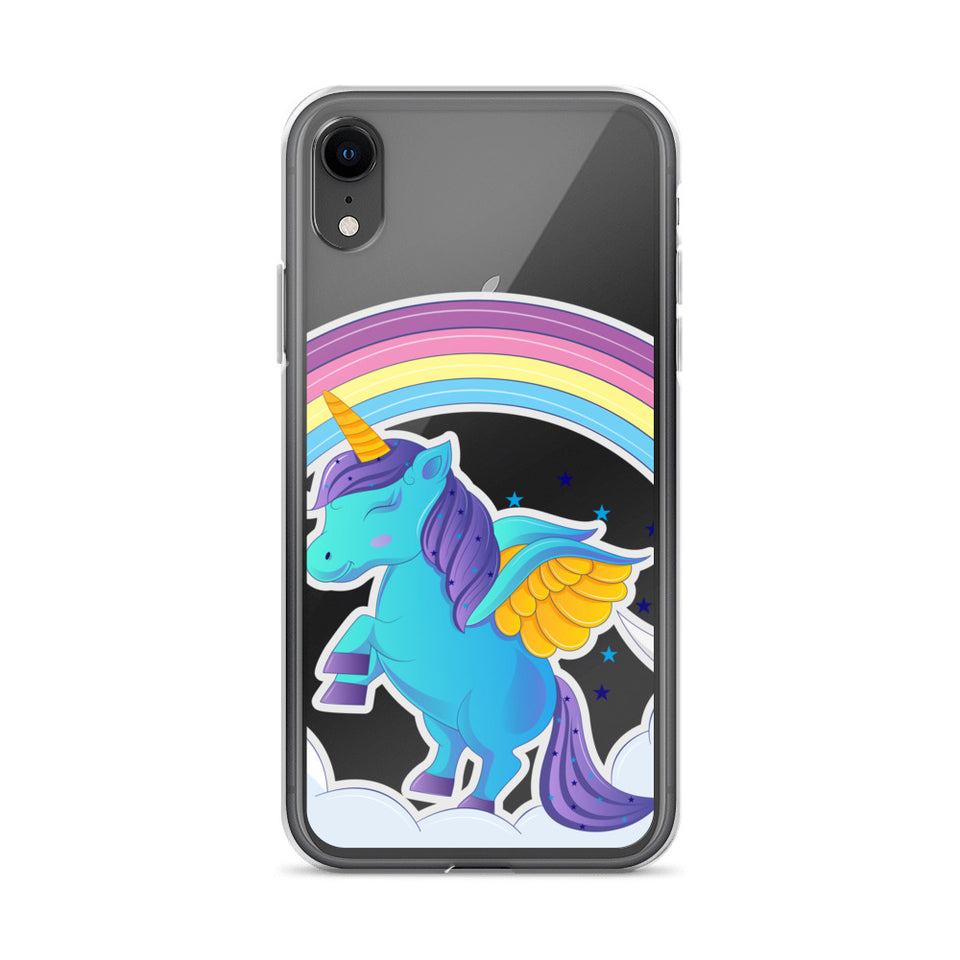 Unicorn With Rainbow iPhone Case