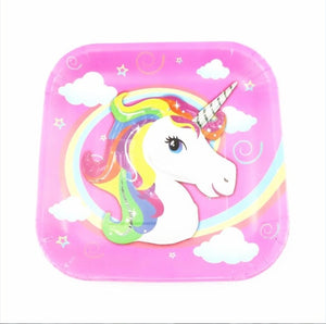 Unicorn Theme Party Supplies Set