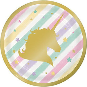 Gold Unicorn Party Set